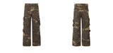Y2K Chic Luxus Vintage Batik Cargo Jeans