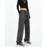 Vielseitige Jogginghose mit weitem Bein und hohem Bund