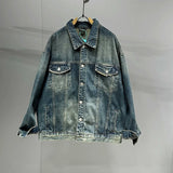 High End Yellow Mud Dyed Denim Jacket
