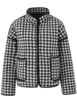 Damen-Freizeitjacke mit Karomuster