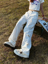 Y2k Baggy Straight Leg Cargo Pants