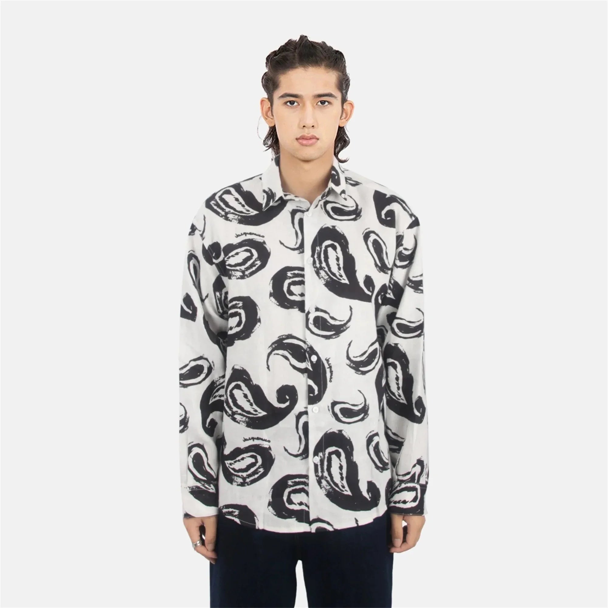 Retro Vintage Streetwear-Shirt mit Digitaldruck