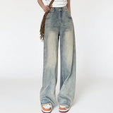 Vintage Retro Wide Leg High Waisted Jeans