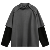 Two Piece Streetwear Long Sleeve Tee