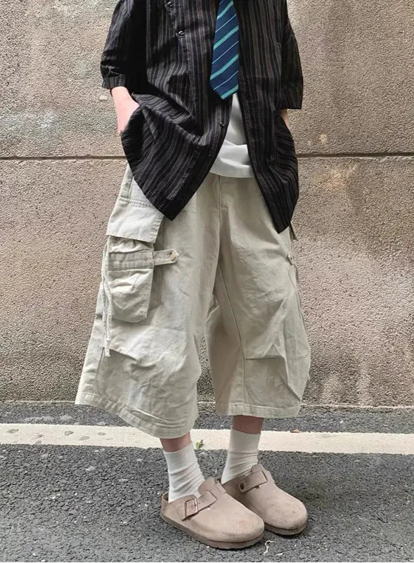 Short cargo respirant oversize grunge hip-hop