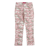 Pinkfarbene Camouflage-Hip-Hop-Cargohose