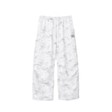 Weiße bedruckte Strickhose im Fallschirmjäger-Stil
