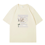 Floral Print Cotton T-Shirt