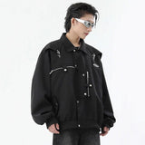 Oversized Utility Night Rider Jacke