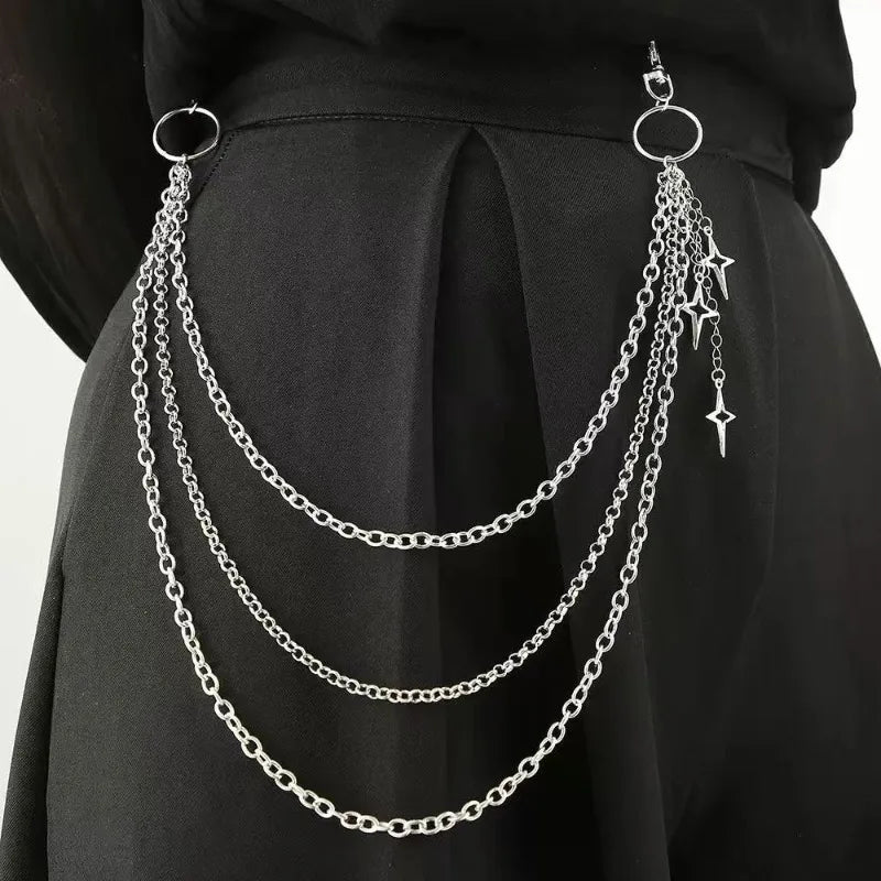 Punk Metal Waist Jeans Chain