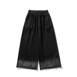 Gemütliche Oversized-Jeans mit weitem Bein