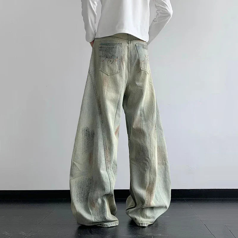 Adaptive Stretch Wide Leg Denim Jeans