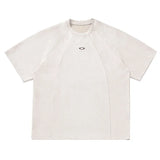 Vintage Splicing Suede T Shirt