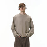 Cropped Long Sleeve Streetwear Tee