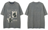 Y2K Oversized Cozy Grunge Patched Gothic T-Shirt