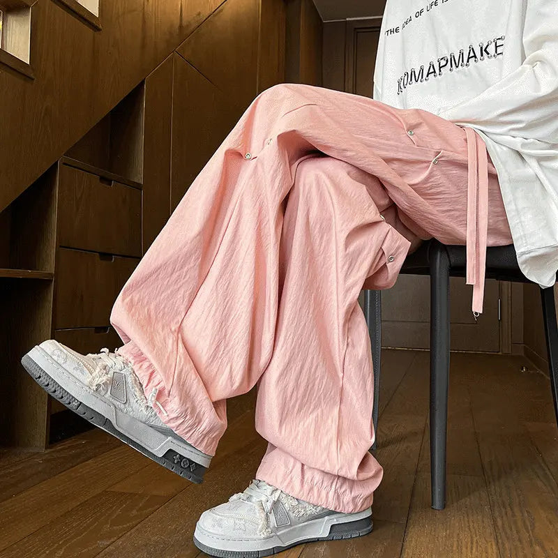 Soft Corduroy Casual Wide Leg Baggy Jogger