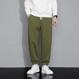Fashionable Elastic Waist Drawstring Sweatpants