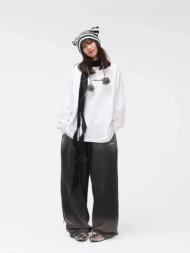 Oversized Gradient Wash Hip Hop Pants