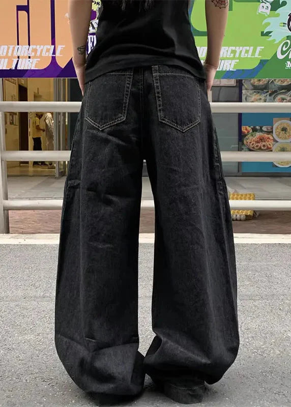 Vintage Washed Minimalist Denim Jeans