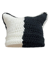 Cute Cat Ears Striped Beanie