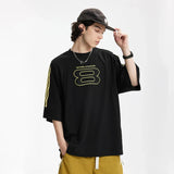 Y2K Infinity Color Block Sports T-Shirt