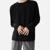 Breathable Retro Distressed Long Sleeve T-Shirt