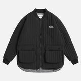 Parka cargo matelassée d'hiver unie