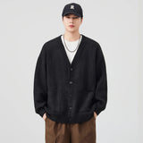 Premium Hip Hop Knitted V-Neck Cardigan