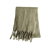 Cashmere Solid Color Thick Scarves