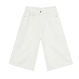 Y2k Vintage Black Wide-leg Jorts