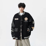 Autumn Embroidered Loose Baseball Varsity Jacket