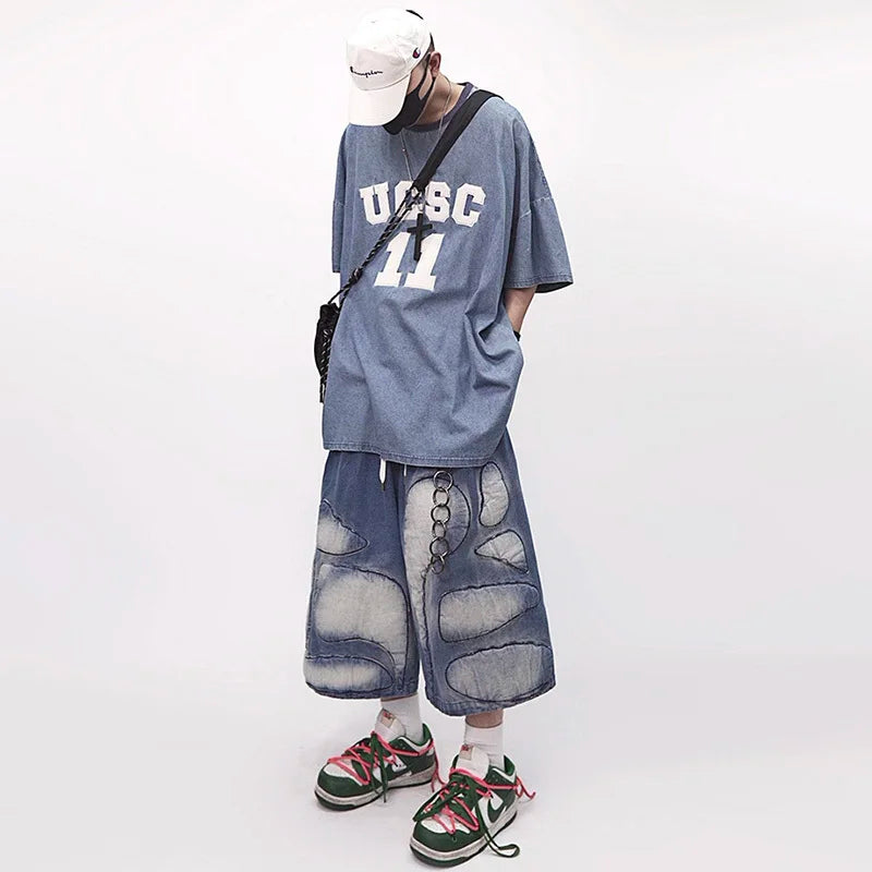 Original Snug Patchwork Denim Jorts