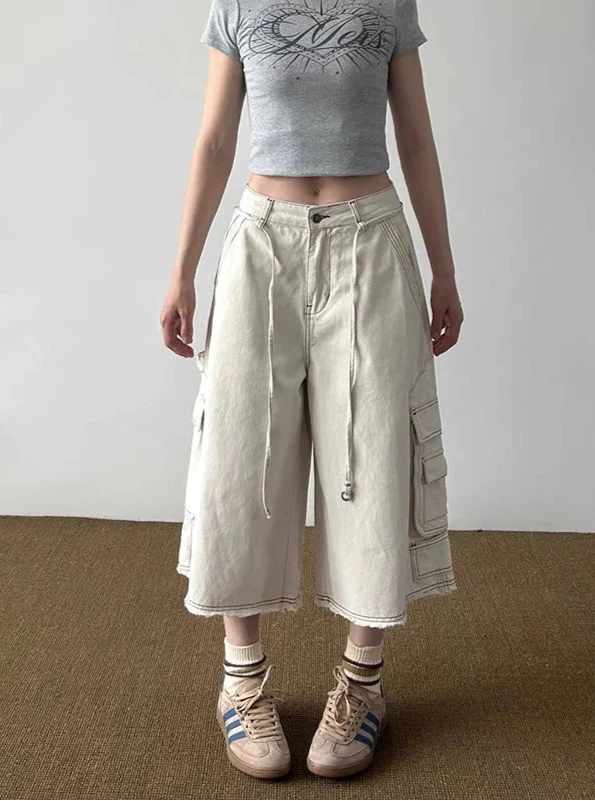Streetwear American Style Oversized Cargo Pants