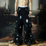 Trendy Personalized Paint Printed Cargo Pants
