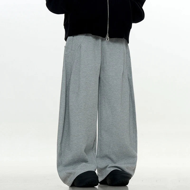 Dekonstruierte amerikanische Design-Jogginghose mit weitem Bein