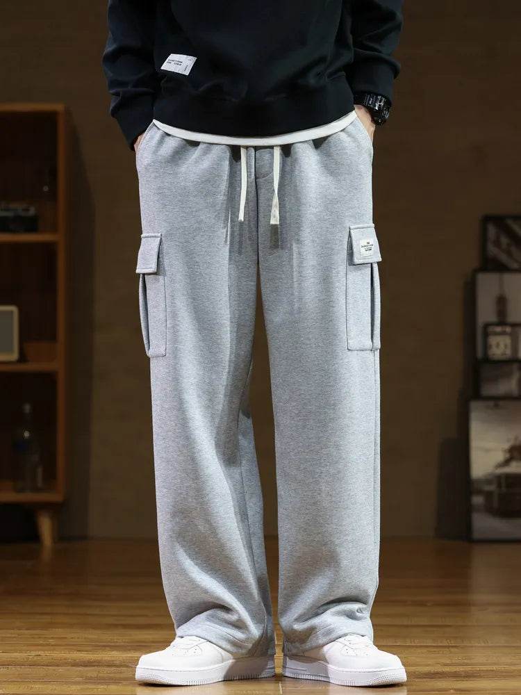 Baggy-Sweatpants mit mehreren Taschen