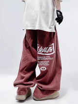 Vintage Streetwear Jeans mit elastischem Bund und weitem Bein