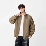 Signature Textured Stand-Up Collar Jacket