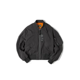 Vintage Retro Bomberjacke aus dicker Baumwolle