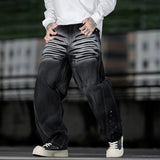 Trendy American Style High Street Graffiti Jeans