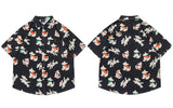 Streetwear-Shirt mit lebhaftem Cartoon-Hund-Motiv – ein süßes Strandshirt