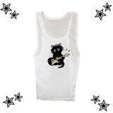 Y2K Vintage Cat Graphic T-Shirt