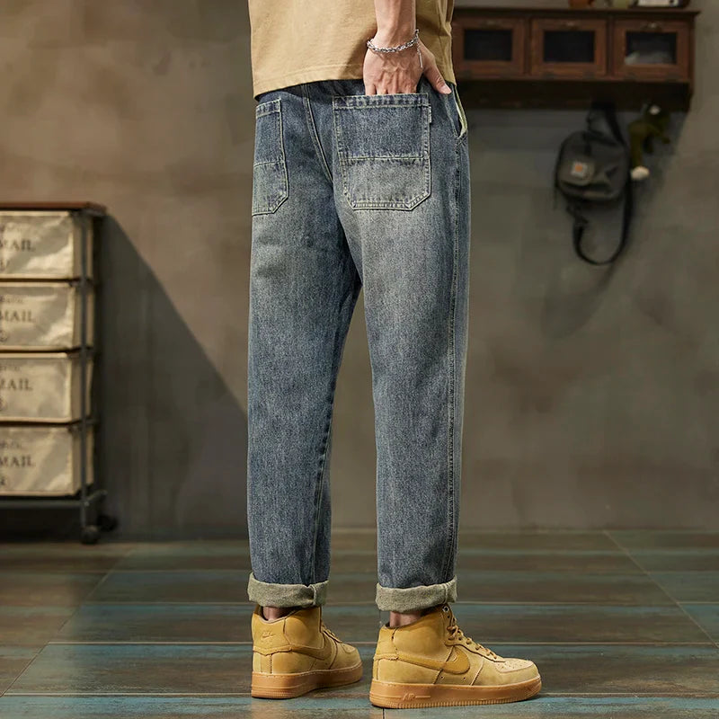 Y2K Versatile Loose Fit Straight Leg Jeans