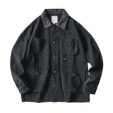Military Army Retro Denim Jacket