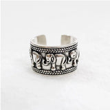 Y2K Vintage Elephant Wide Open Ring