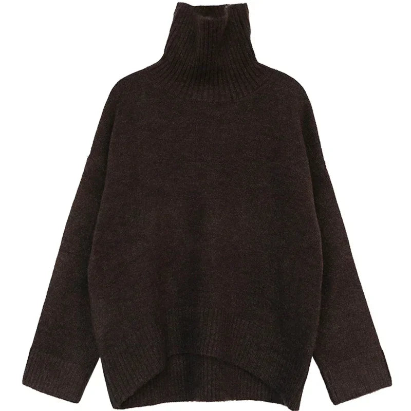 Lockerer, warmer Rollkragenpullover