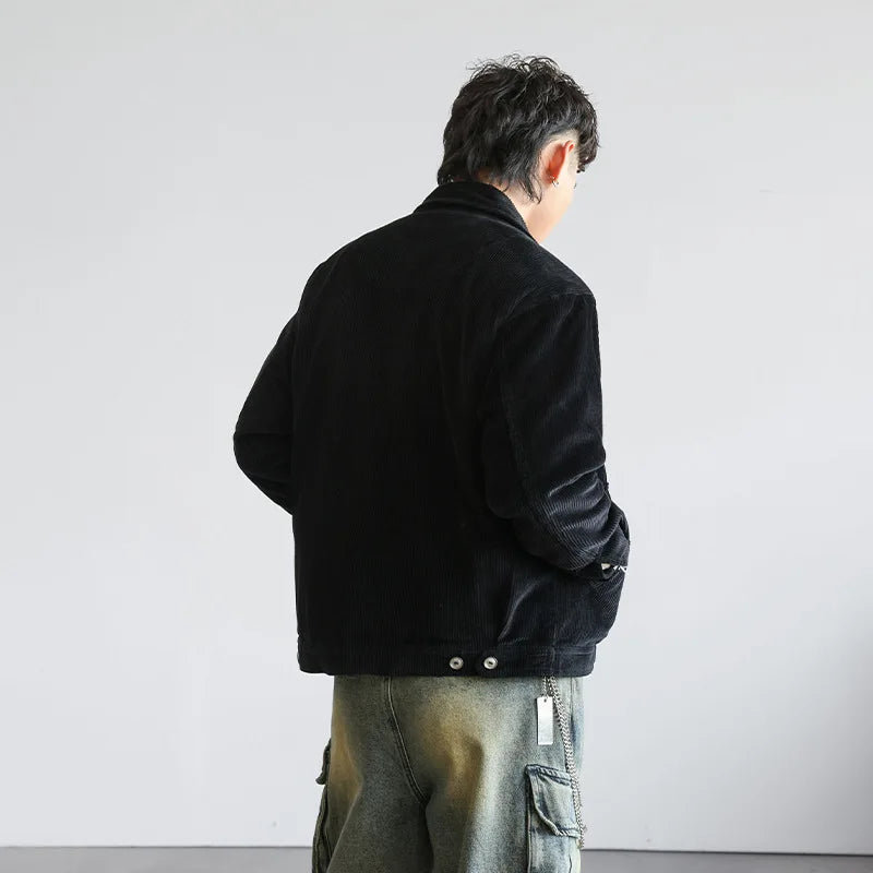 Veste bomber style américain vintage décontractée