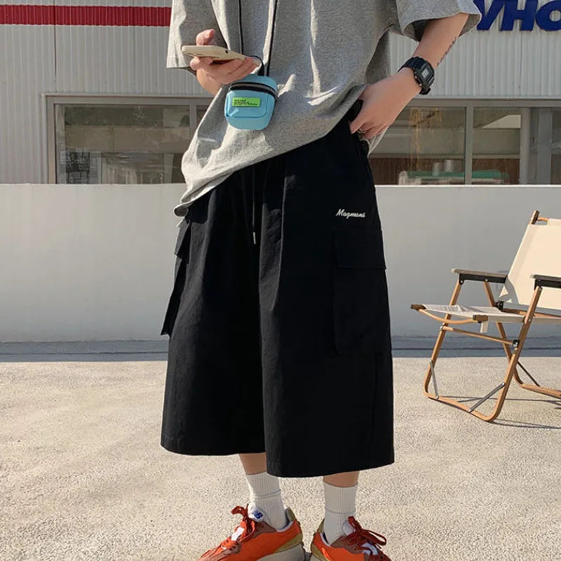 Oversized Loose Cargo Pants Japanese
