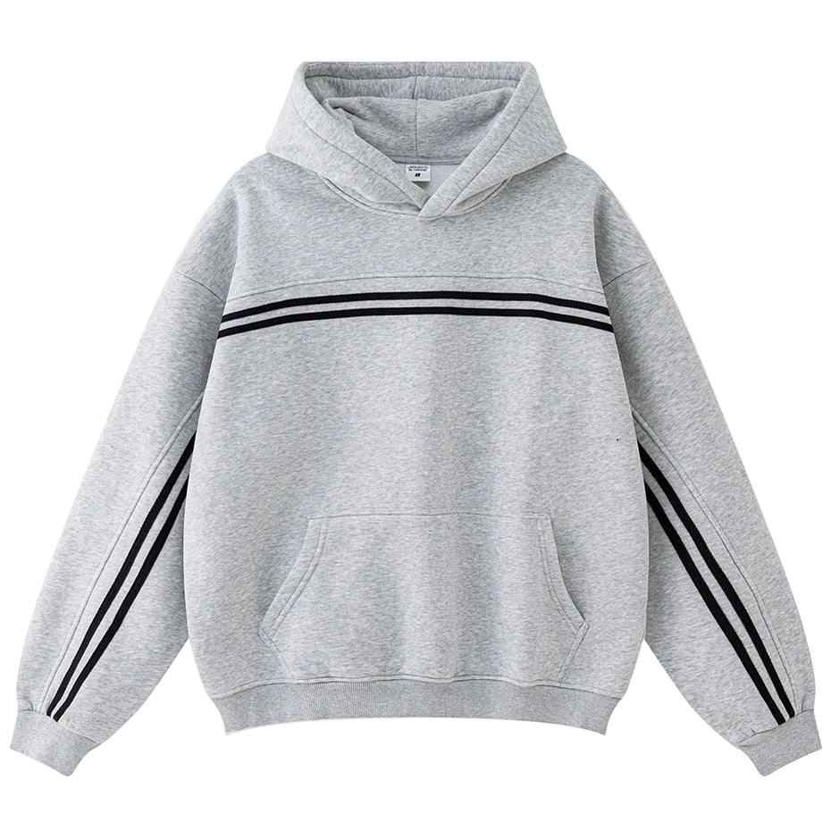 Washed Black Pullover Hoodie