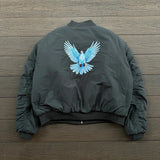 Veste de baseball rétro haut de gamme brodée